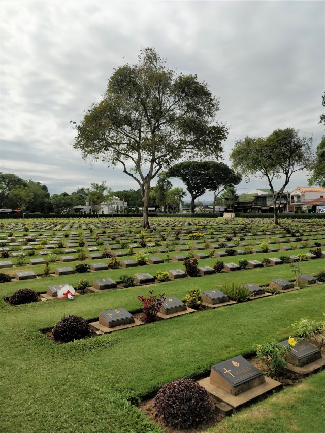 Kanchanaburi War Cemetery. 